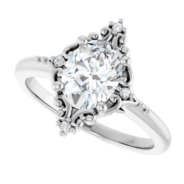 Accented Engagement Ring