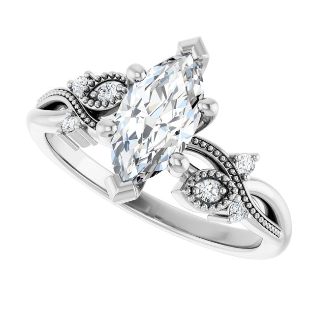 Accented Engagement Ring