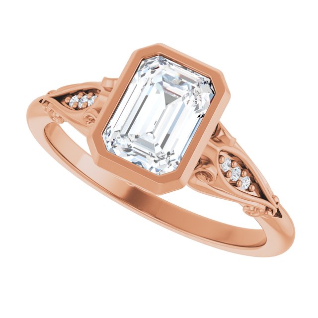 Bezel-Set Engagement Ring