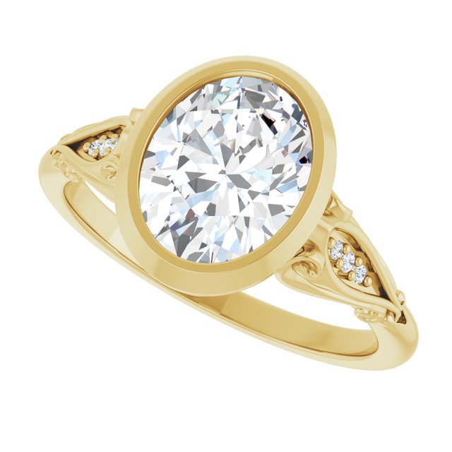 Bezel-Set Engagement Ring