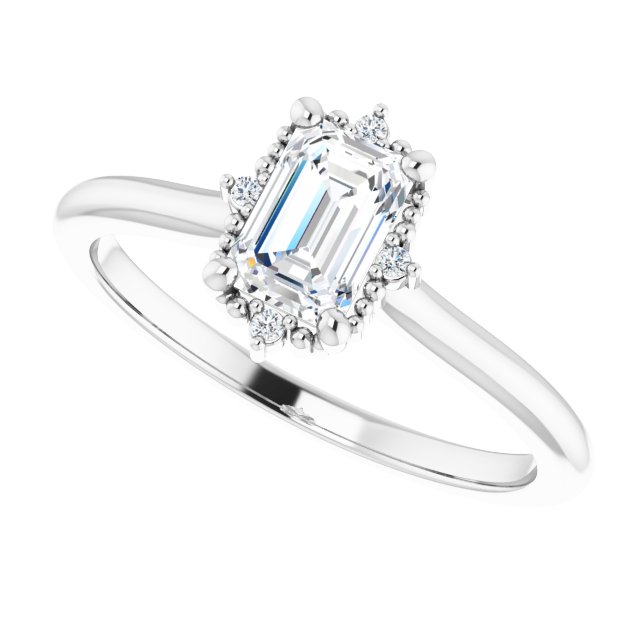 Halo-Style Engagement Ring