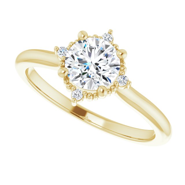 Halo-Style Engagement Ring