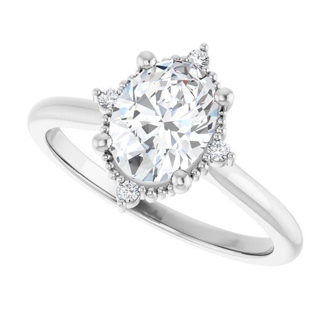 Halo-Style Engagement Ring