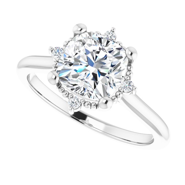 Halo-Style Engagement Ring