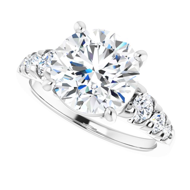 Accented Engagement Ring
