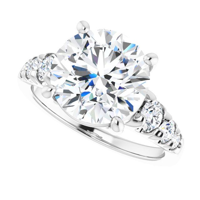 Accented Engagement Ring