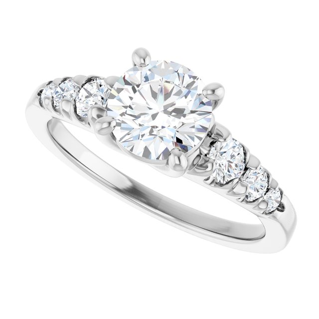 Accented Engagement Ring