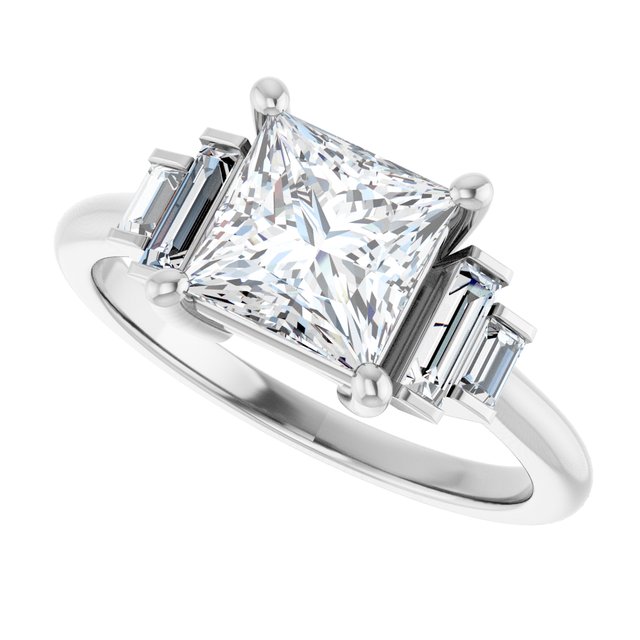 Accented Engagement Ring
