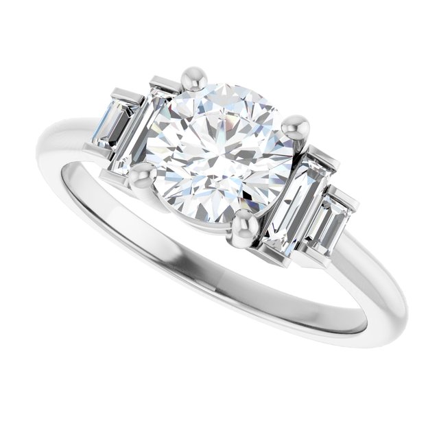 Accented Engagement Ring