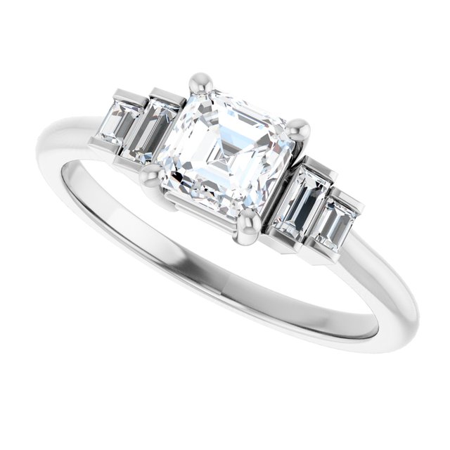 Accented Engagement Ring