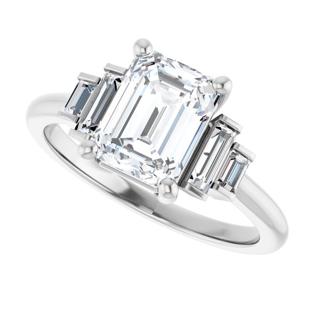 Accented Engagement Ring