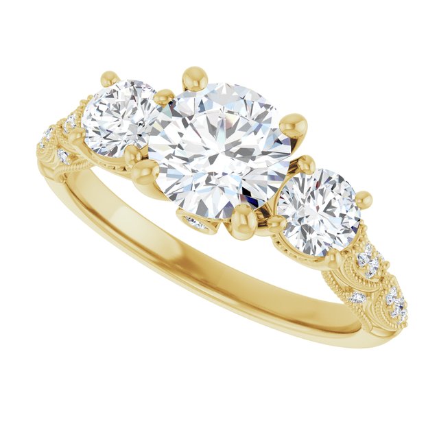 Three-Stone Engagement Ring