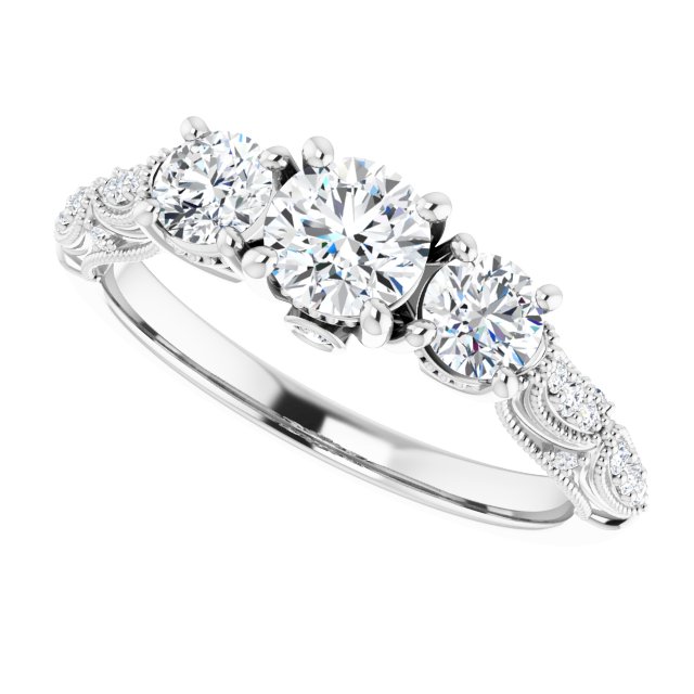 Three-Stone Engagement Ring