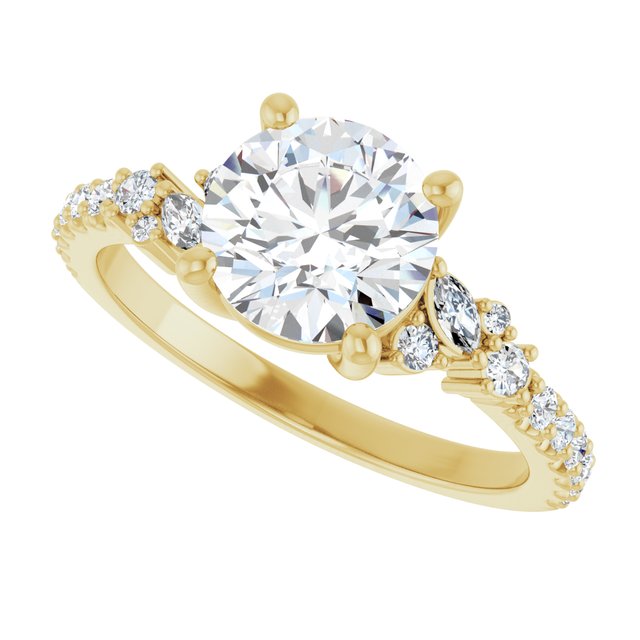 Accented Engagement Ring