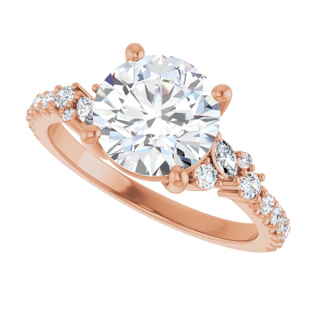 Accented Engagement Ring