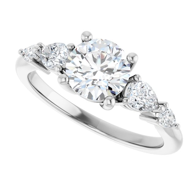 Accented Engagement Ring