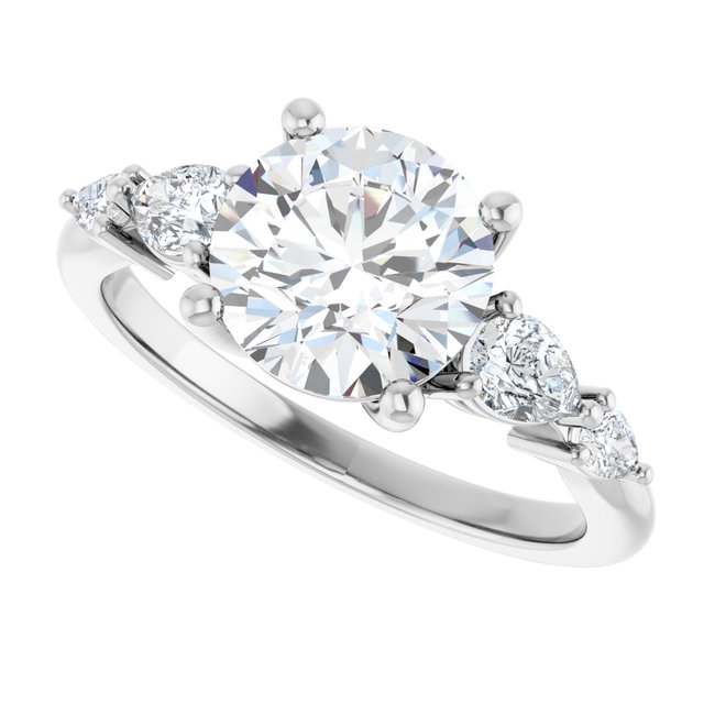 Accented Engagement Ring