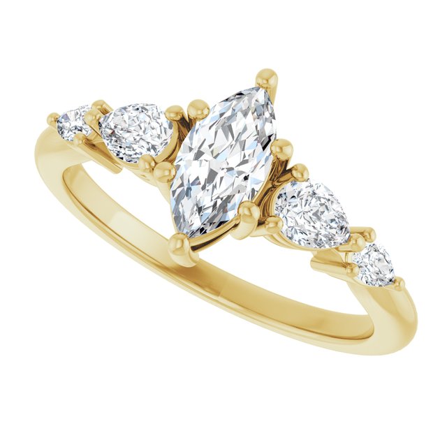 Accented Engagement Ring