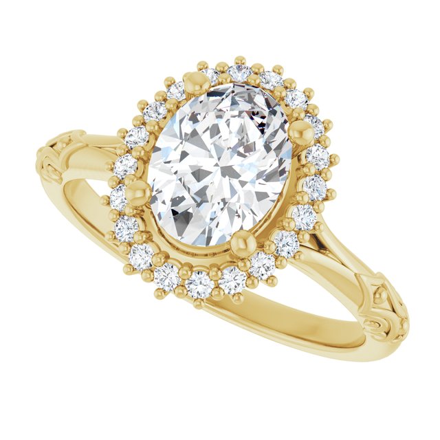 Halo-Style Engagement Ring