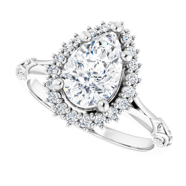 Halo-Style Engagement Ring
