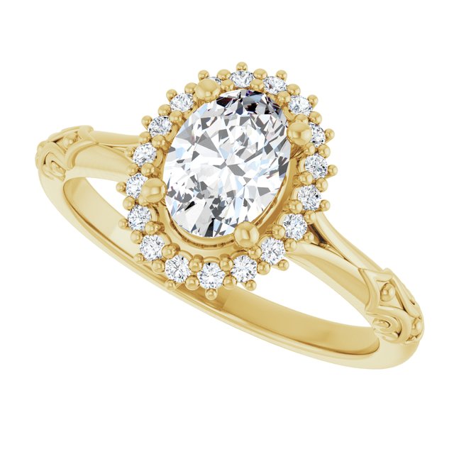 Halo-Style Engagement Ring