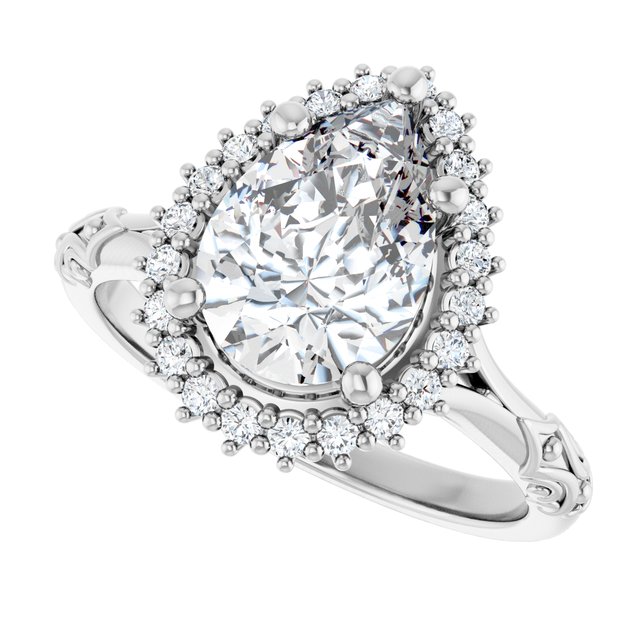 Halo-Style Engagement Ring