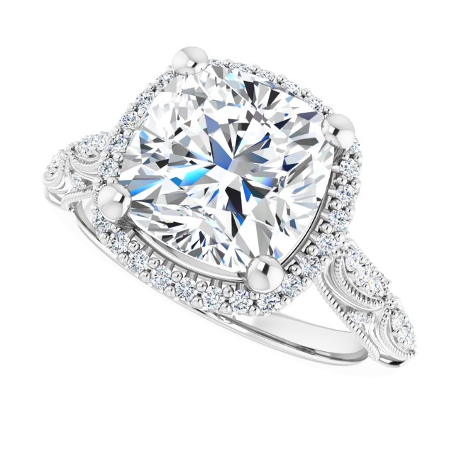 Halo-Style Engagement Ring
