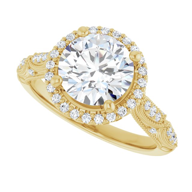 Halo-Style Engagement Ring