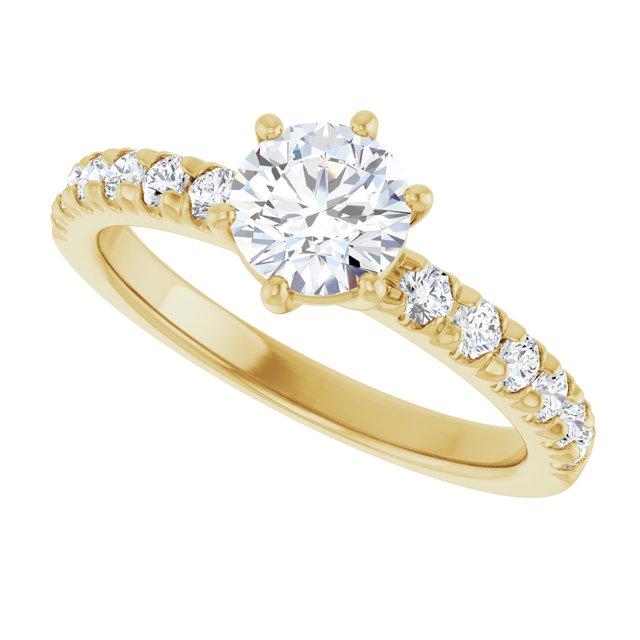 Accented Engagement Ring