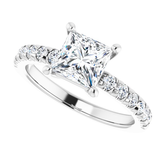 Accented Engagement Ring