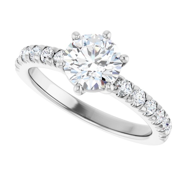 Accented Engagement Ring