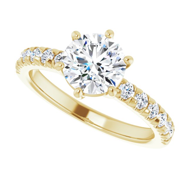 Accented Engagement Ring