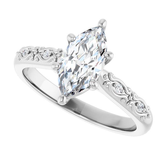 Accented Engagement Ring