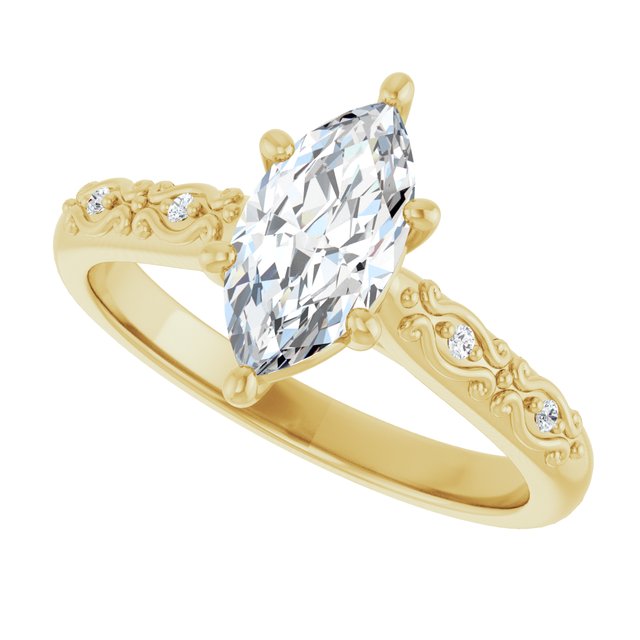 Accented Engagement Ring