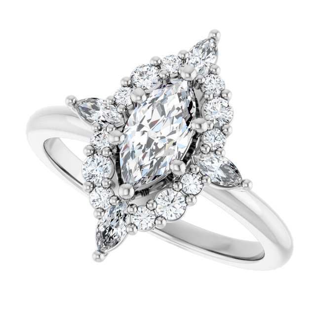 Halo-Style Engagement Ring