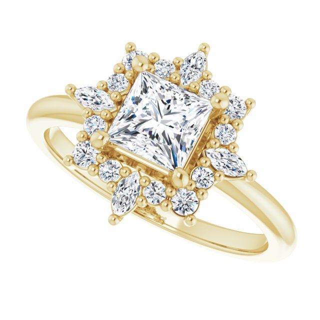 Halo-Style Engagement Ring