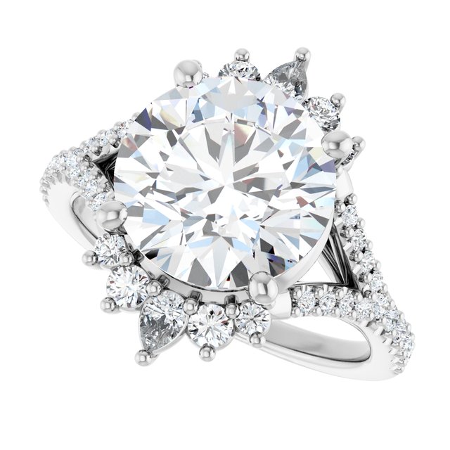 Accented Engagement Ring