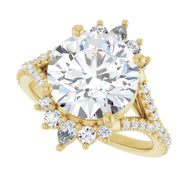 Accented Engagement Ring