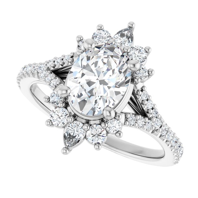 Accented Engagement Ring