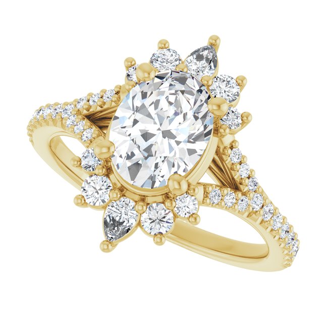 Accented Engagement Ring