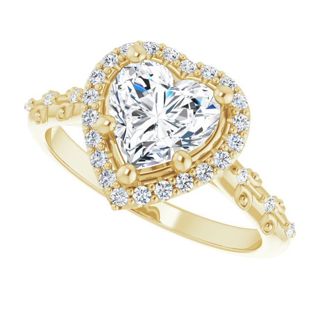 Halo-Style Engagement Ring