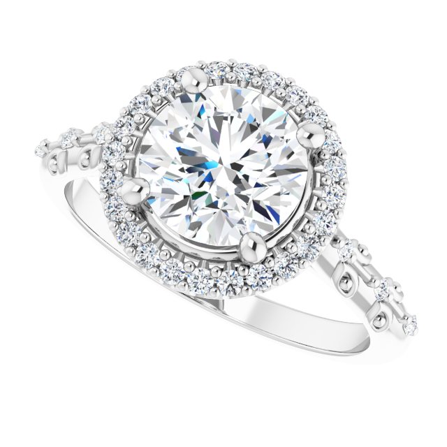 Halo-Style Engagement Ring