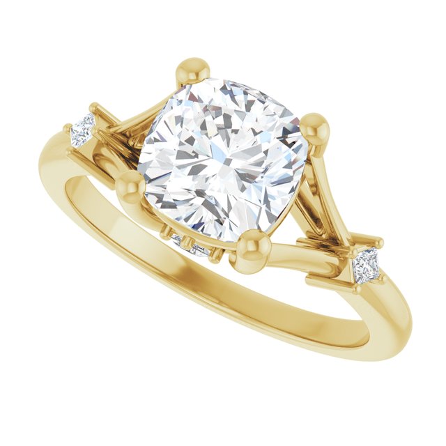 Accented Engagement Ring