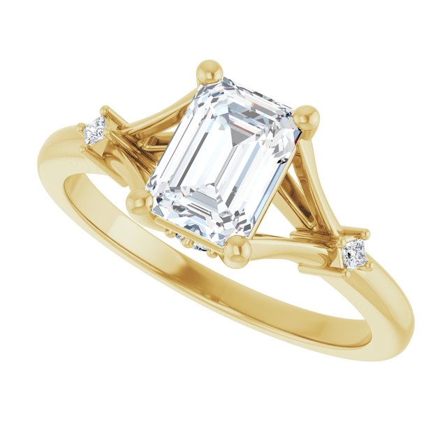 Accented Engagement Ring