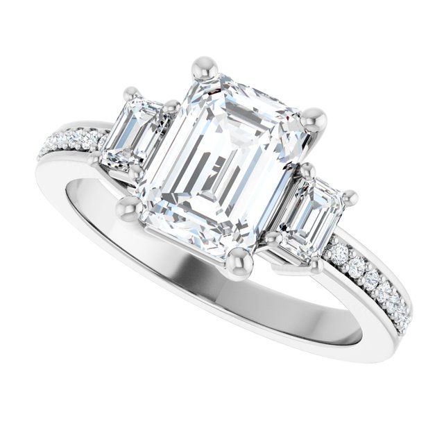 Three-Stone Engagement Ring