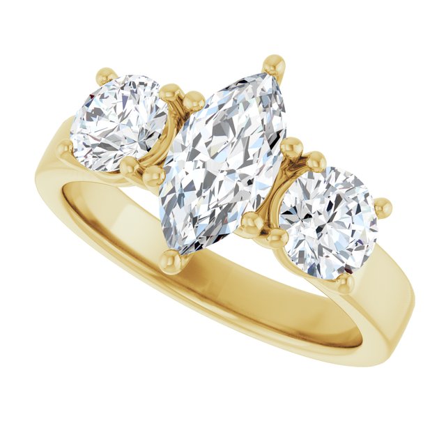 Three-Stone Engagement Ring