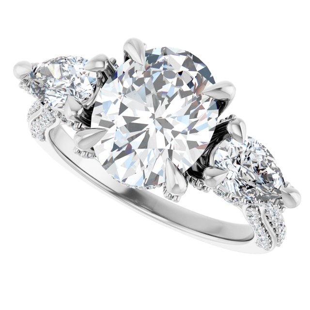 Three-Stone Engagement Ring