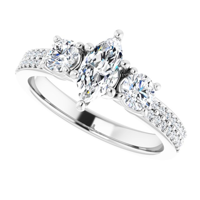 Three-Stone Engagement Ring
