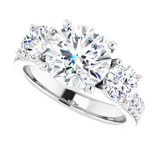 Three-Stone Engagement Ring