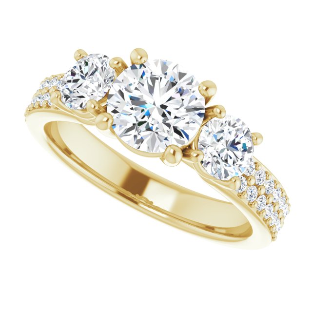 Three-Stone Engagement Ring